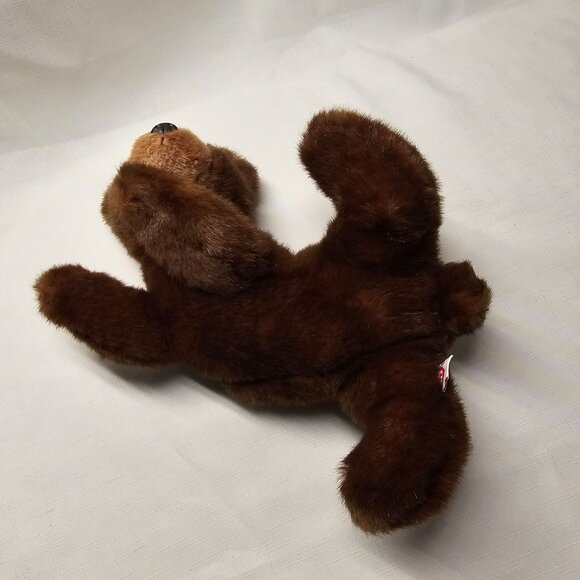 Vintage 1995 Beanie Baby Stuffed Brown Bear Plushie Plush - Picture 7 of 13